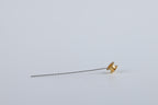Gold Vent Tube type Collar Button With Wire