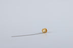 Gold Vent Tube type Collar Button With Wire