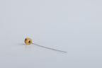 Gold Vent Tube type Collar Button With Wire